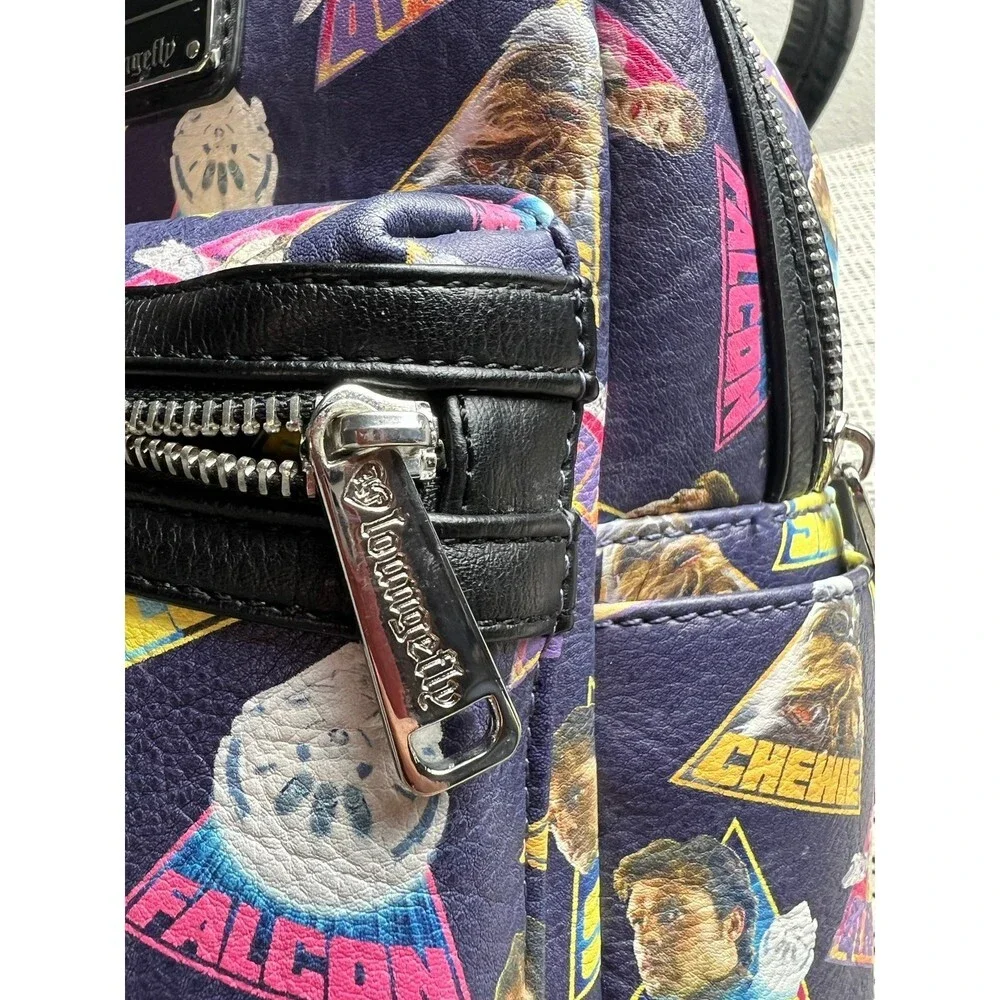 Loungefly Star Wars Blue and Black Backpack Leather